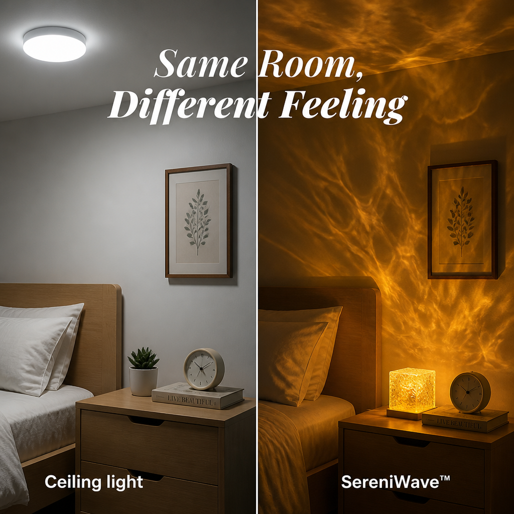 Water-Wave Light for Room Ambiance – Soothing Slow-Rolling Effects
