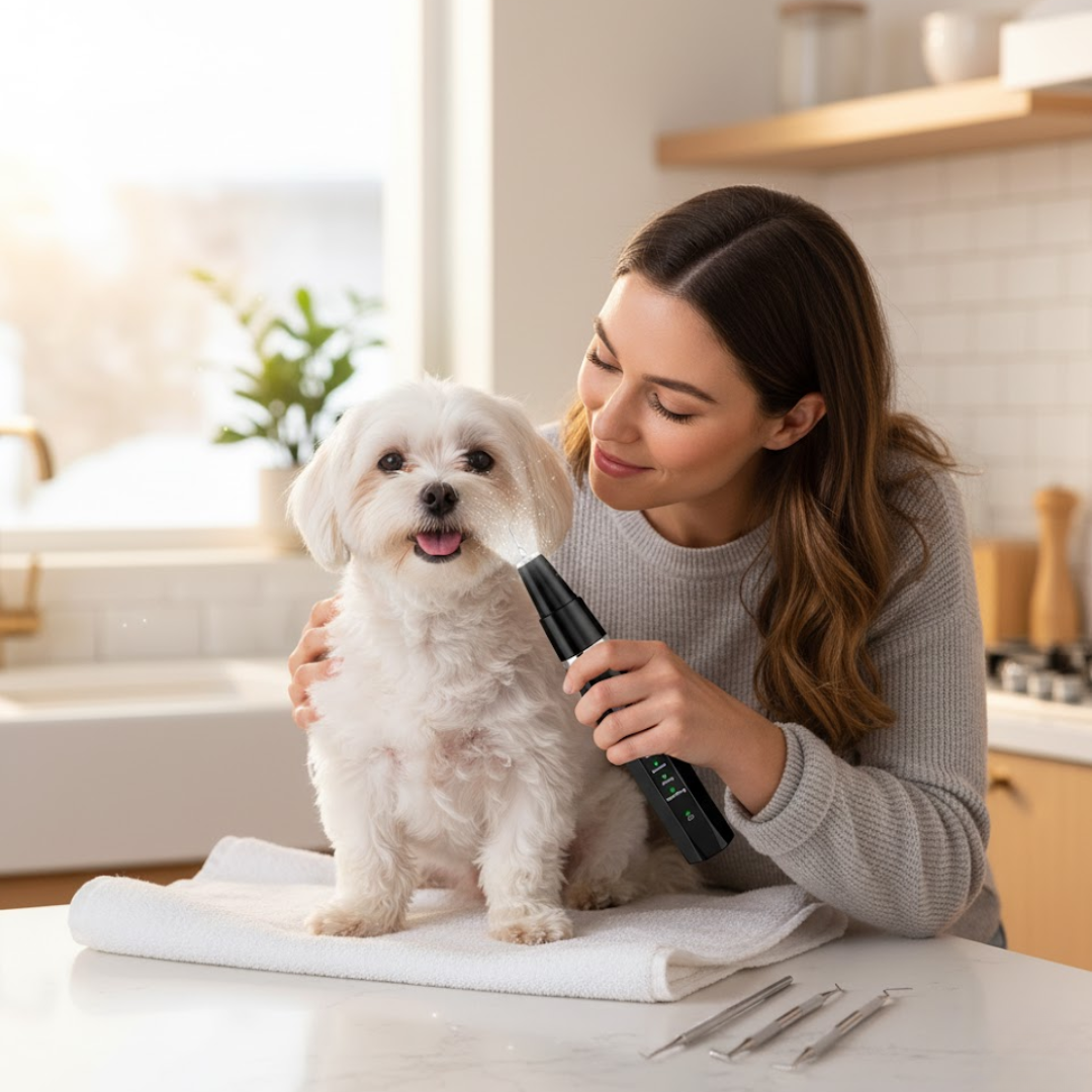 Gentle Pet Tooth Cleaner | Efficient Tartar Removal for Dogs and Cats