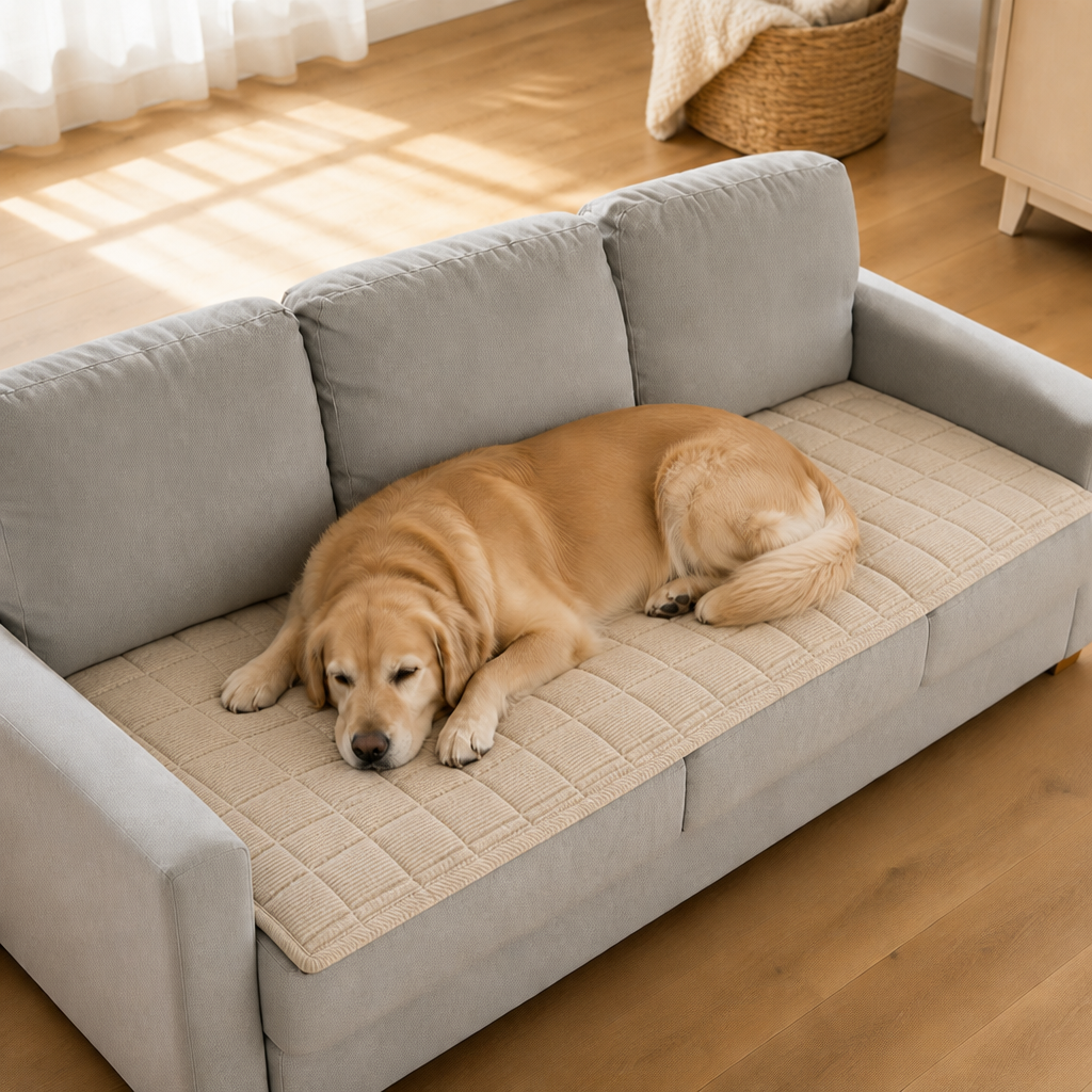 FurHaven™ Shield — Keep Your Sofa Pristine and Your Pup Blissfully Cozy