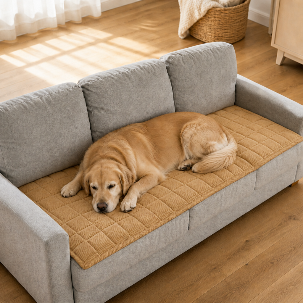 FurHaven™ Shield — Keep Your Sofa Pristine and Your Pup Blissfully Cozy