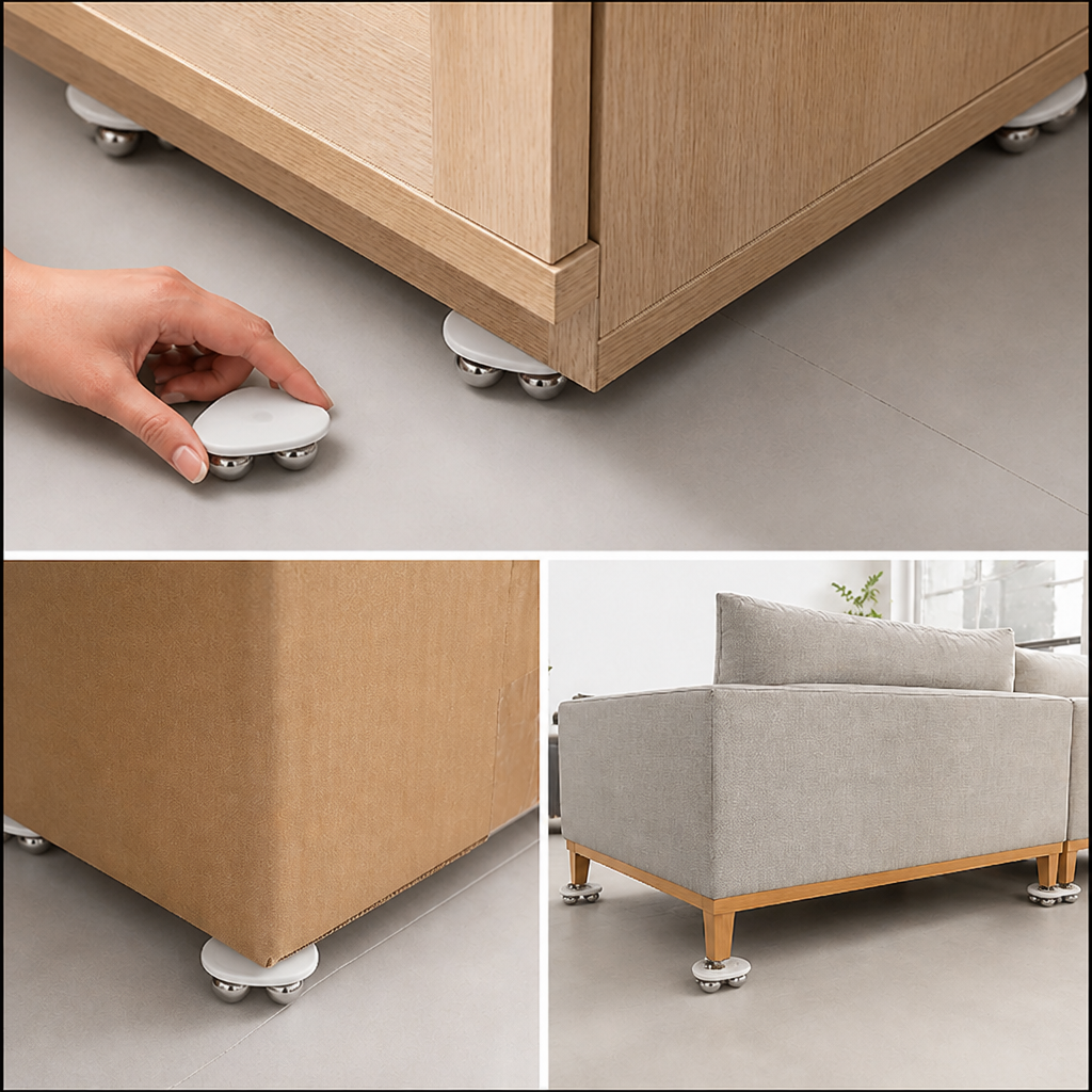 SwiftRoll™ — Effortless Moves That Save Your Back and Protect Your Floors