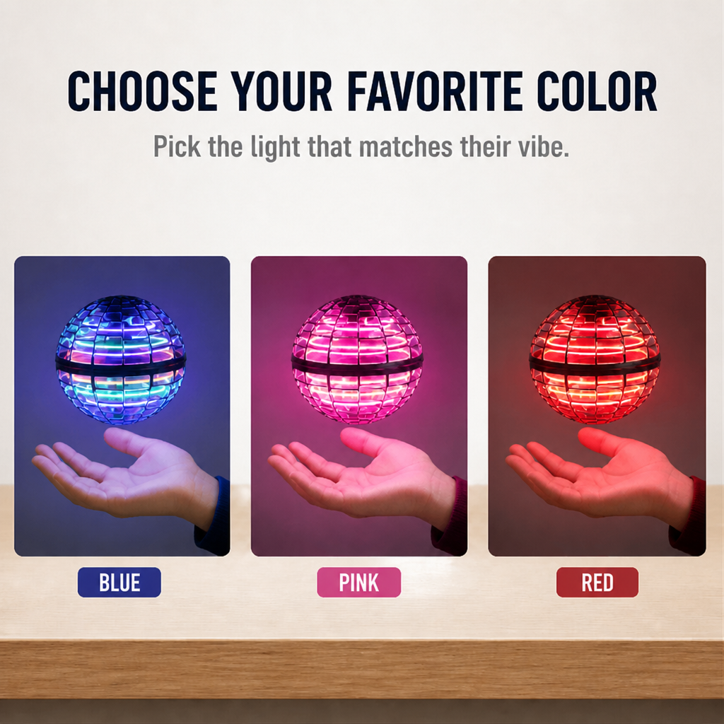 LuminiGlide™ — Ignite Boundless Joy and Keep Kids Moving with Mesmerizing Light and Effortless Flight