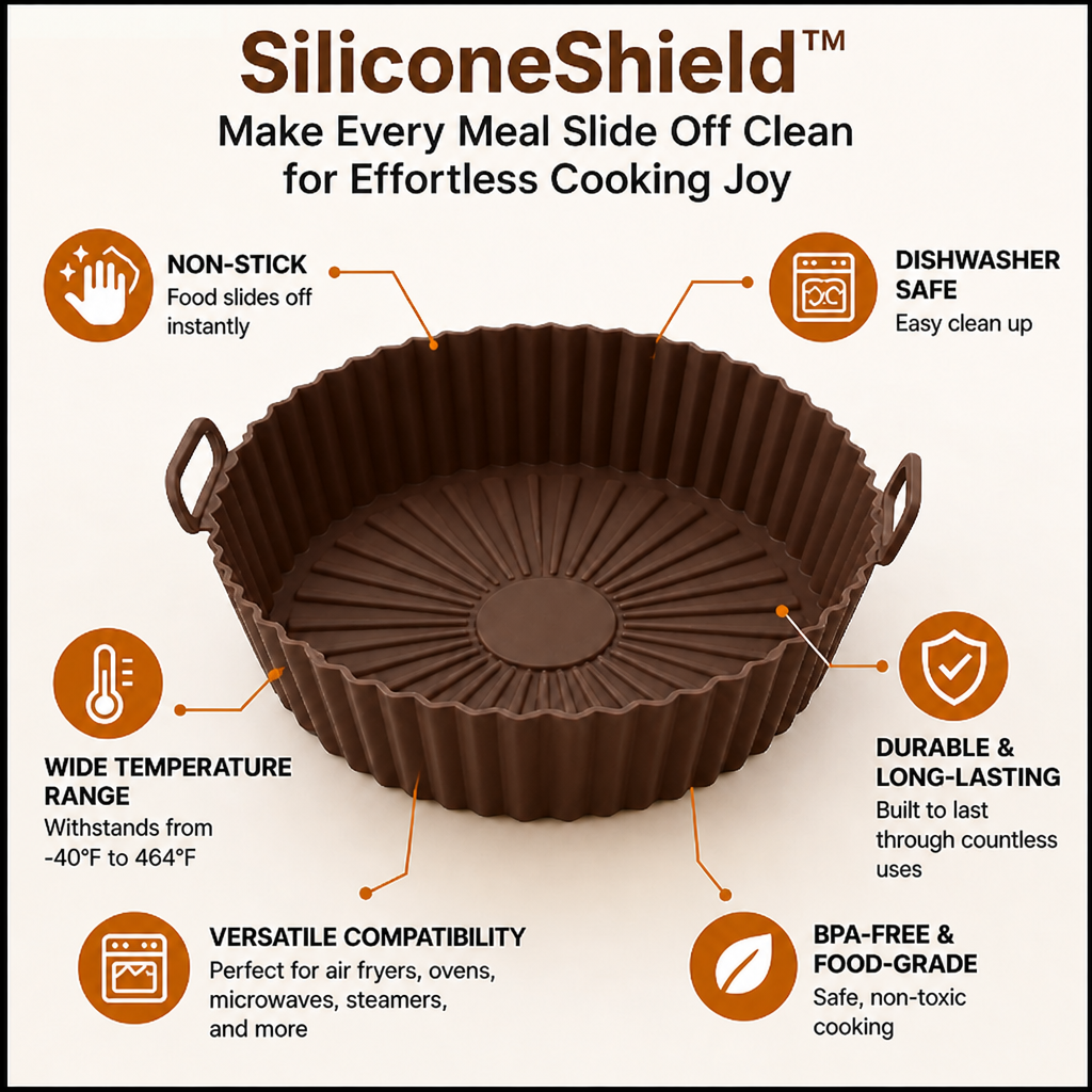 SiliconeShield™ — Make Every Meal Slide Off Clean for Effortless Cooking Joy