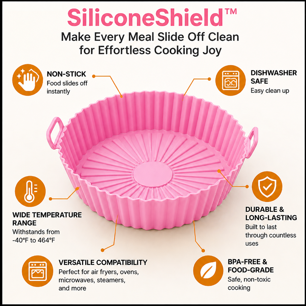 SiliconeShield™ — Make Every Meal Slide Off Clean for Effortless Cooking Joy