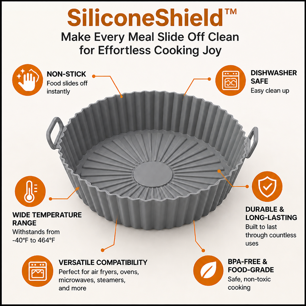 SiliconeShield™ — Make Every Meal Slide Off Clean for Effortless Cooking Joy