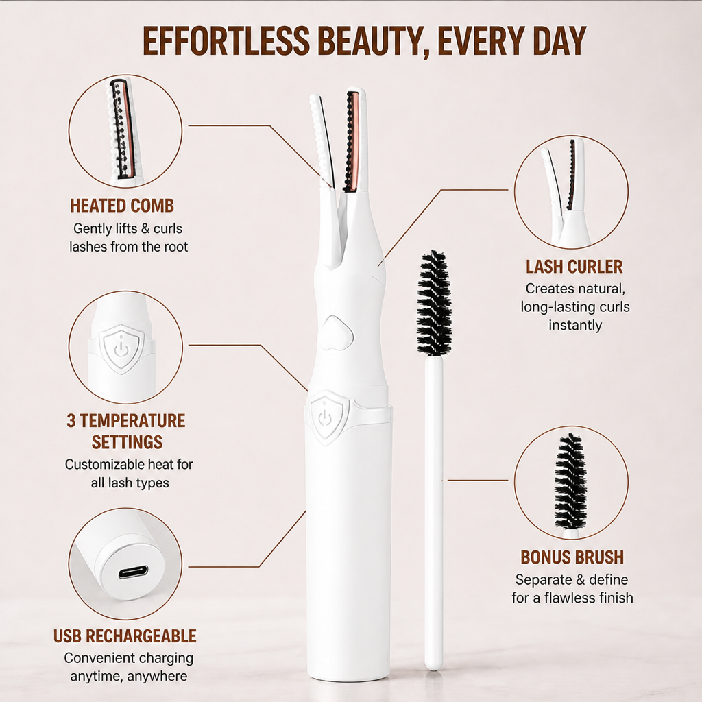 LumenLash™ — Effortless, Damage-Free Curls That Boost Your Confidence Instantly